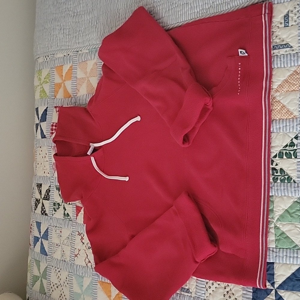 Vintage Abercrombie red hoodie size L
